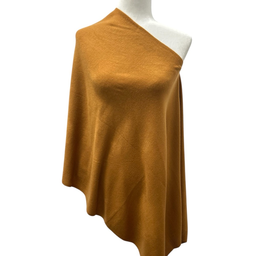 Elegant Mustard Poncho